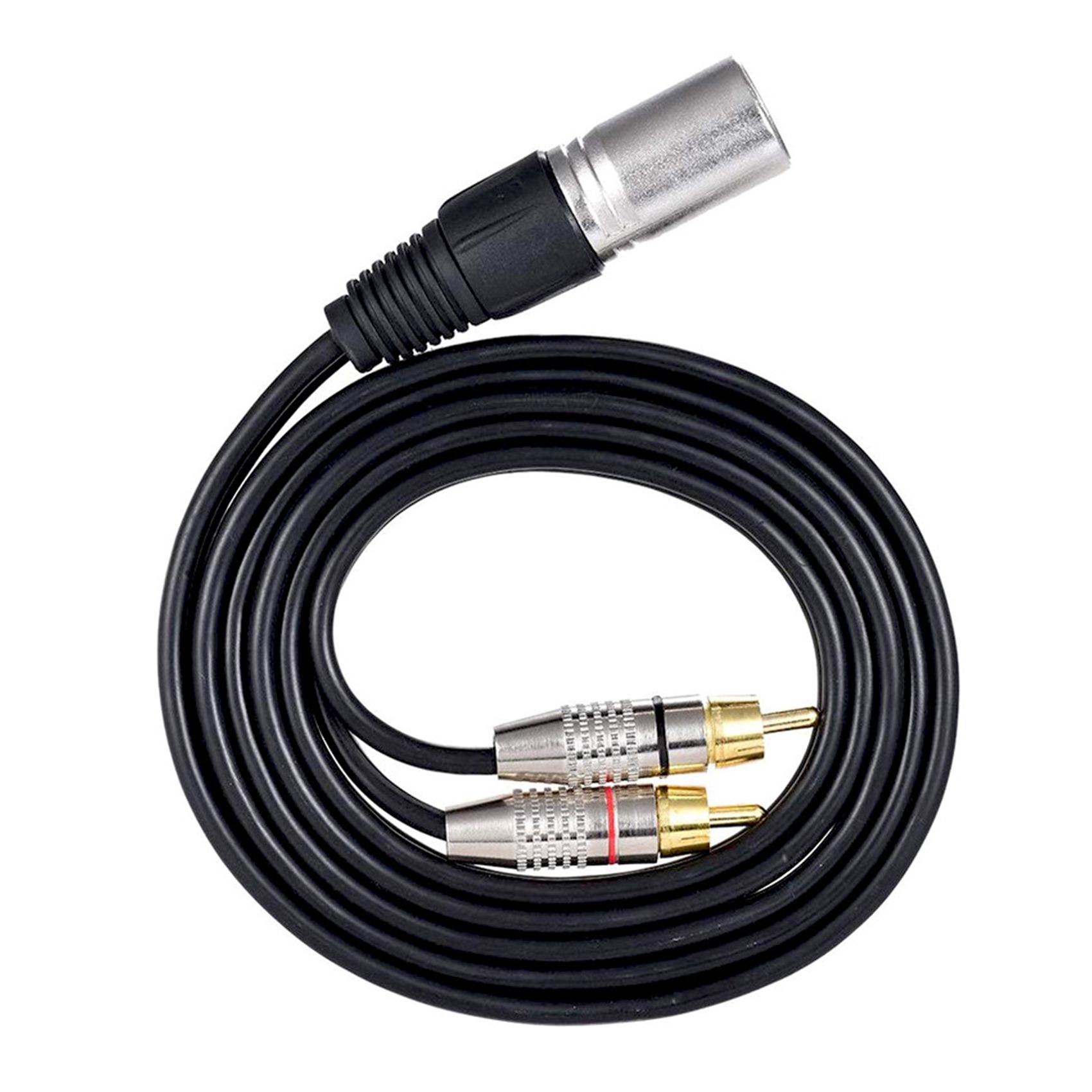 Audio Splitter Y - 1 XLR męski na 2 wtyczki