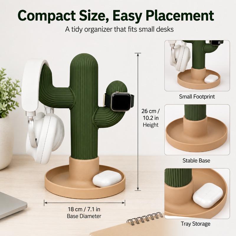Minimalistyczny stojak na słuc – Headphone Stand Desk recenzja i cena